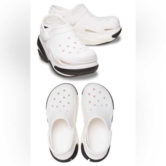 ✨Host Pick✨Bubble Crocs Classic Clog White M6/W8 - Picture 5 of 7